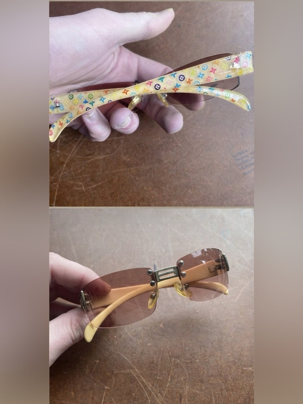 Multicolor Inspired Rimless Sunglasses 🕶️ Y2K, 90’s